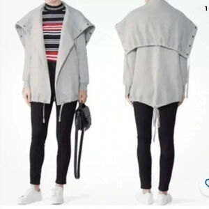 Women's Size Small BlankNYC Salt & Pepper Open Sweatshirt Jacket Style 56O-9113